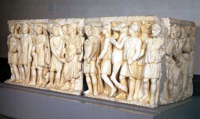 Sarcofago de Aquiles y Políxena