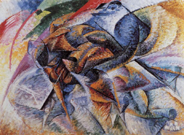 Dinamismo de un ciclista