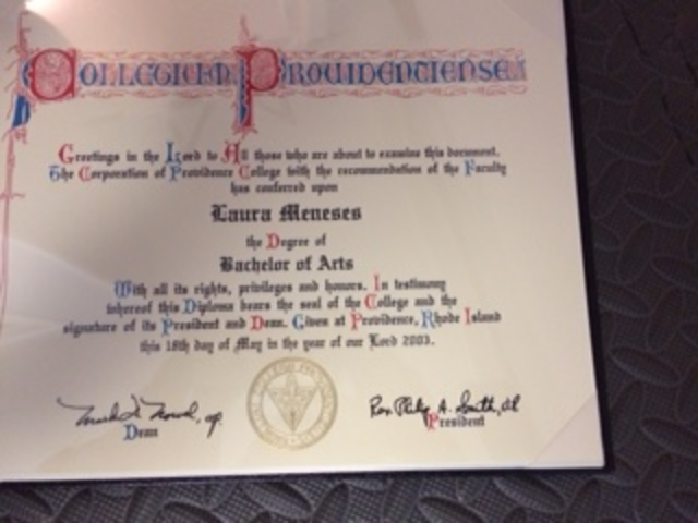 La graduación de la universidad