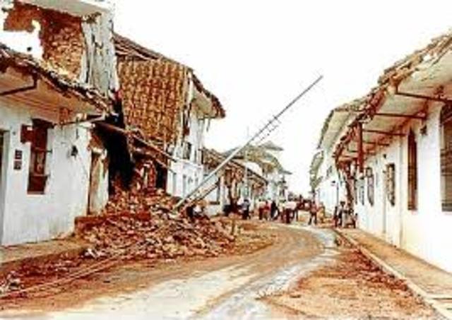 When the earthquake destroyed Popayan, I hadn’t been born.