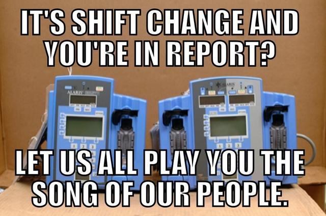 Bedside Rounds with Previous Shift Nurse