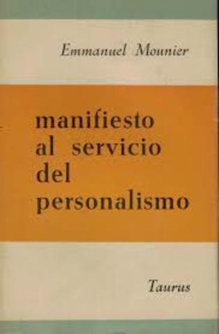 EMMANUEL MOUNIER, PERSONALISTA.