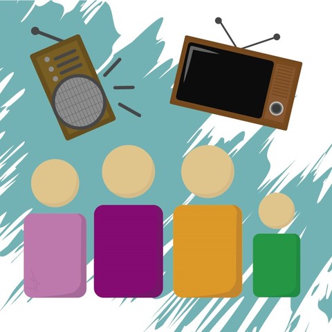 Radio y televisión: los medios de la familia.