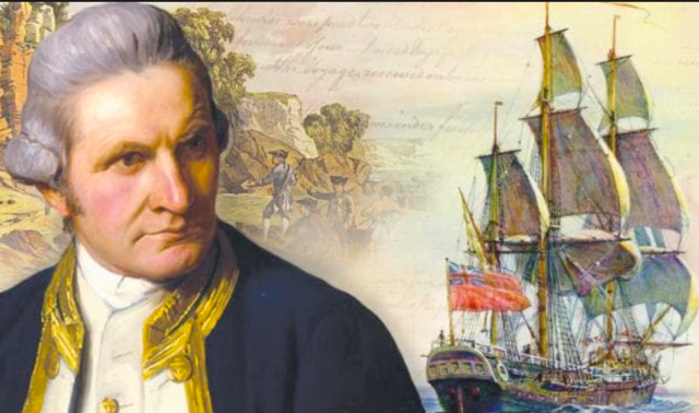 CAPTAIN JAMES COOK EXPLORED AUSTRALIA