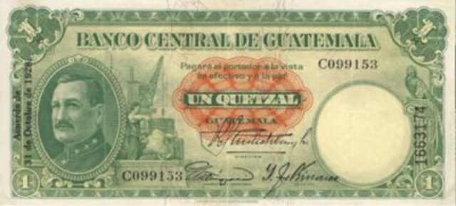 Billete de 1 Quetzal