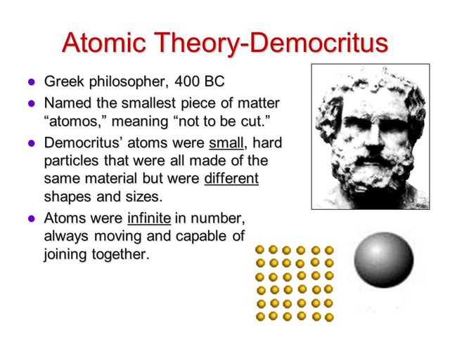 Democritus 460-370 BC