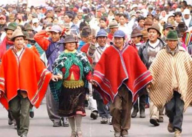 Ecuador.  Levantamiento popular indígena. Destitución del presidente