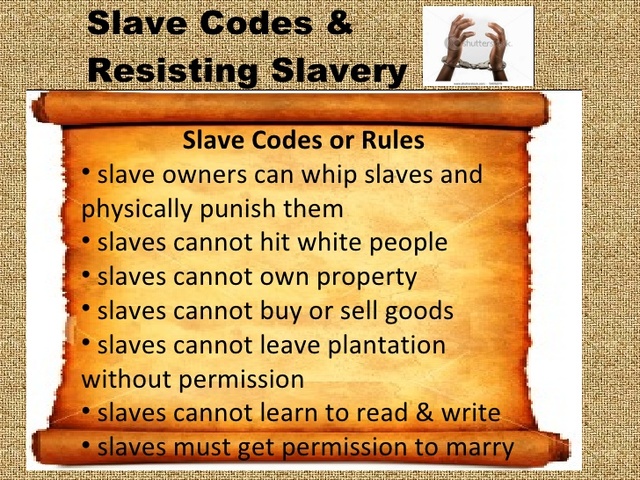 Slave Codes
