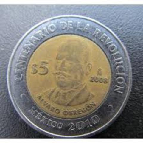 Moneda de 5 pesos