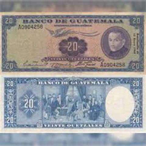 Billete de 20