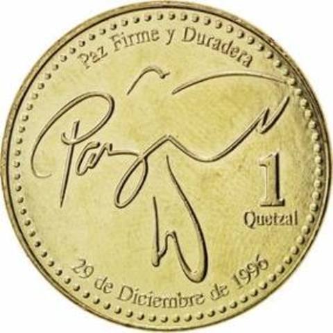 Moneda de 1 Quetzal