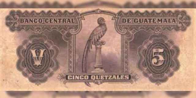 Billete de 5 Quetzales