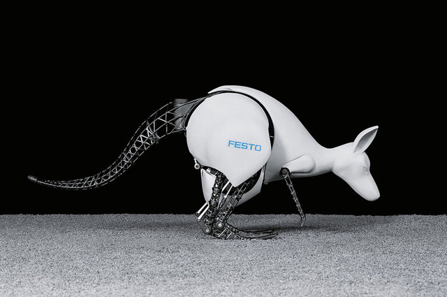 "BionicKangaroо" механический кенгуру от Festo