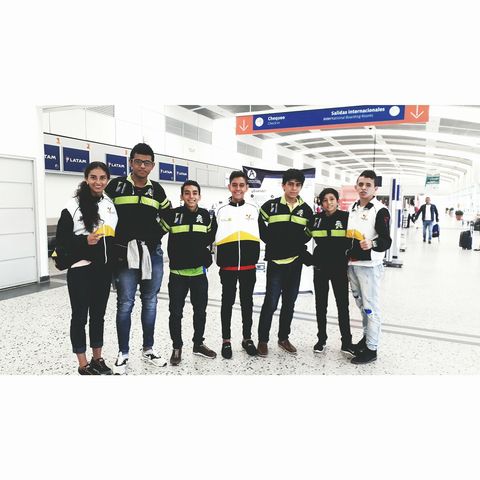 primera vez en avión para bogota a competir taekwondo camm