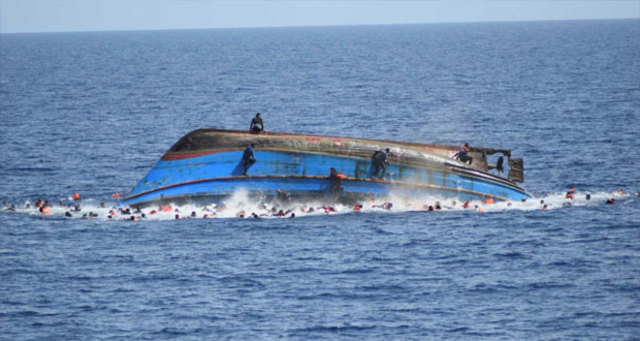 Within one week, thousands flee, and a refugee boat capsizes, killing 20.