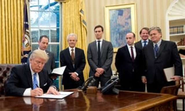 Signing of a new travel ban