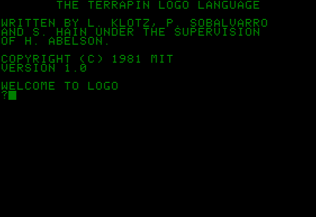Desarrollan el lenguaje de programación LOGO.