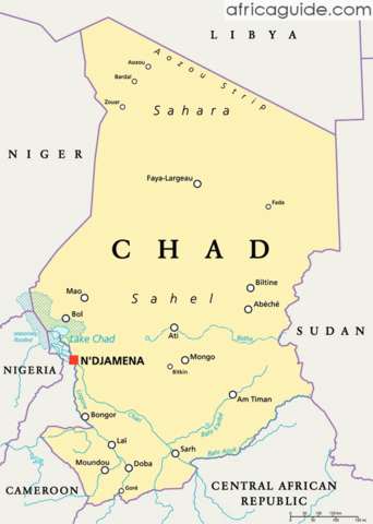 Chad are removed from the travel ban