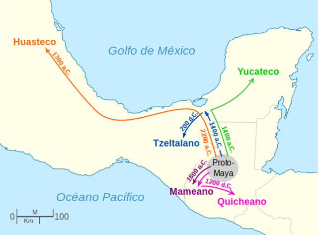 Locación de los maya