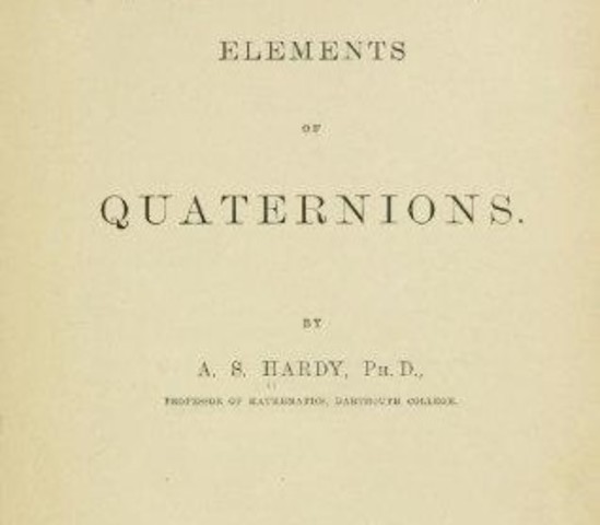 Elements of Quaternions
