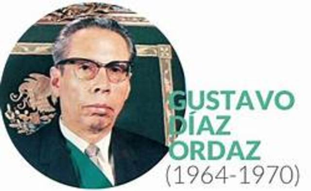 Gustavo Díaz Ordaz Periodo presidencial:1964-1970