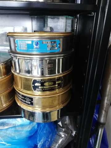 Inicio tamizado carbón activado