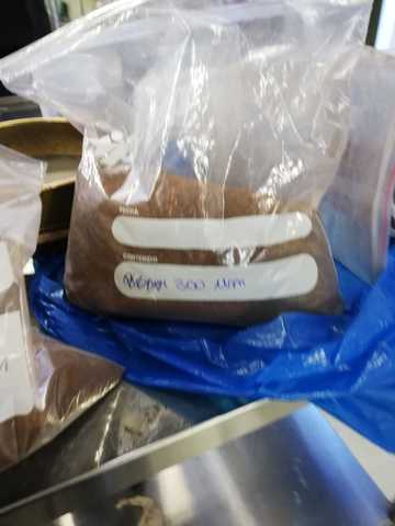 Finalización de tamizado de fibra de coco