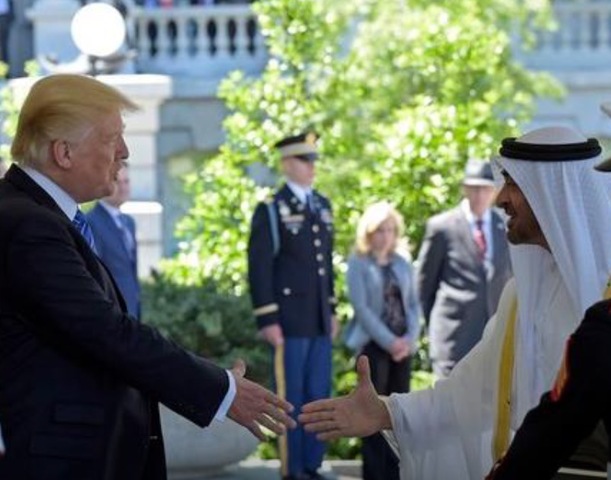 Trump welcomes Abu Dhabi's to White House