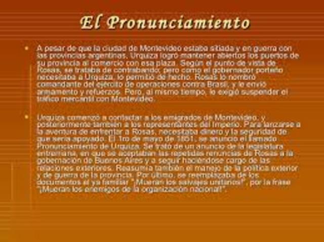 Pronunciamiento De Urquiza