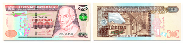 Billete de cien Quetzales