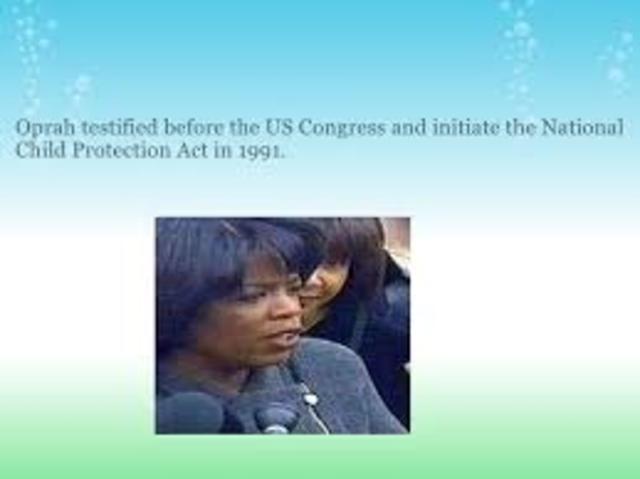 Oprah's plea to protect the kids.