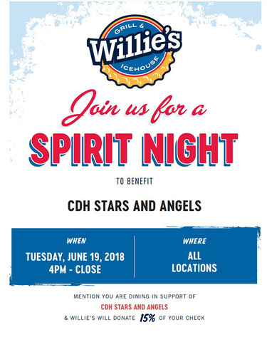 Statewide Fundraiser at Willie's Grill & Icehouse