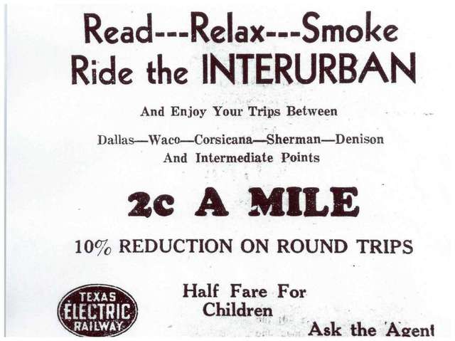 Texas Electric Railway service ends