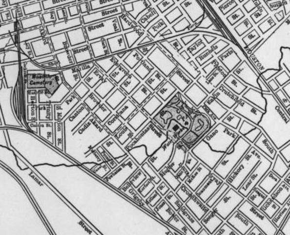 Land obtained for City Park from J.J. Eakins