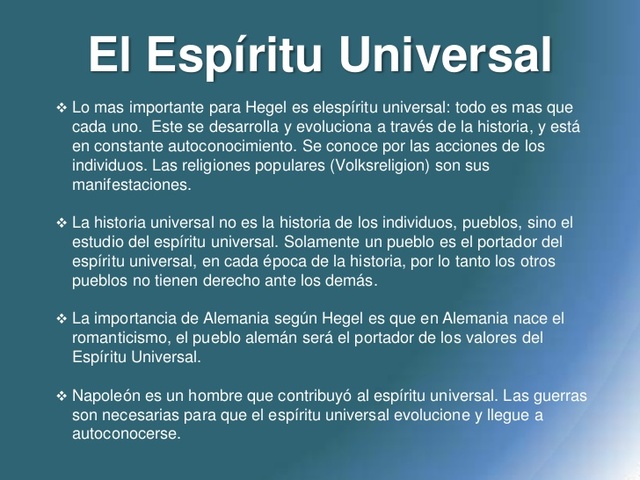 LA FORMACIÓN DEL ESPIRITU