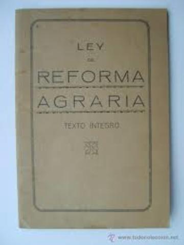 TERMINO DE LA REFORMA AGRARIA