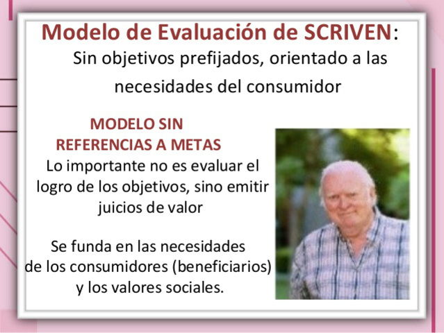 Scriven evaluación formativa  y sumativa