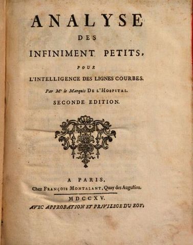 Primer texto de cálculo