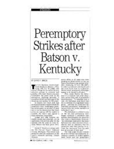 Jury of Their Peers Upheld