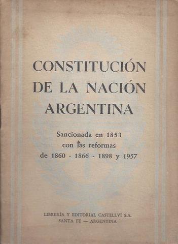 Se sanciona la constitución nacional