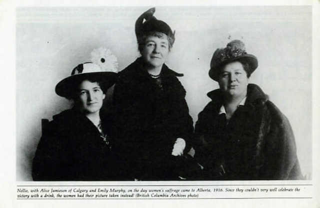 +2 Polictical Progress: Nellie McClung, Emily Murphy and Alice Jamieson Stand Up for Women's Rights