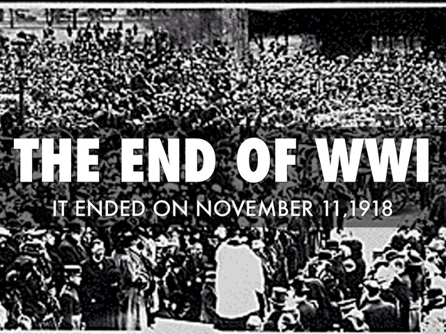 The end of WW1