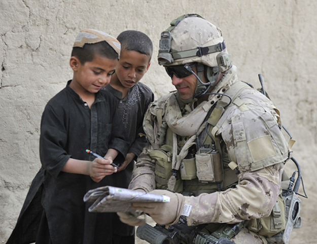 Canada sends forces to fight in Afghanistan