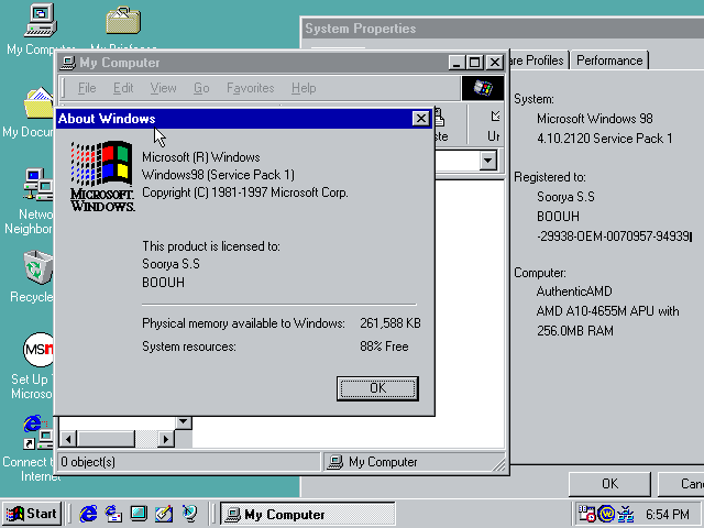 windows 98 sp1