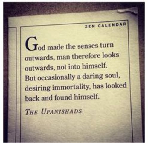 The Upanishads are Written