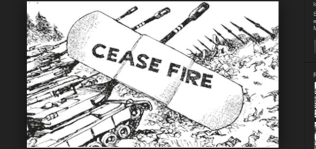 Cease-Fire Begins