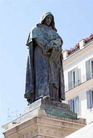 Philosopher Giordano Bruno  1548-17 Feb 1600