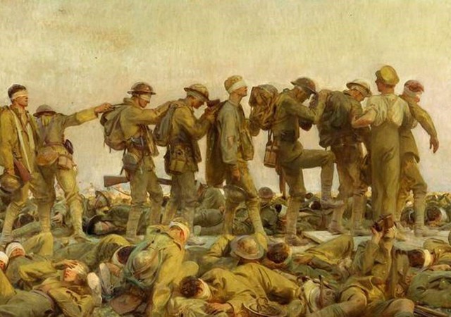 The Battle of Ypres, April 24th, 1915.