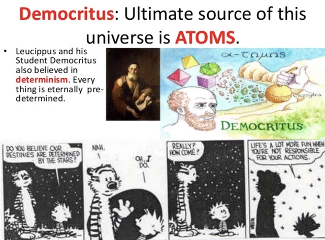 Democritus: Philosophy of necessity