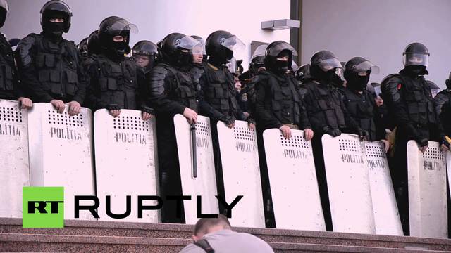 Police regaining control of the situation